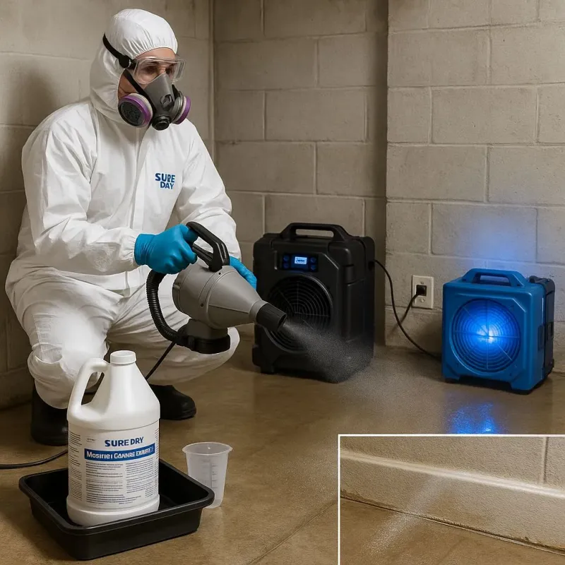 Sanitization and Odor Removal process in Flagami, FL